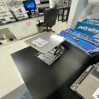 Adjustable Laboratory Scissor Lift Platform image 0